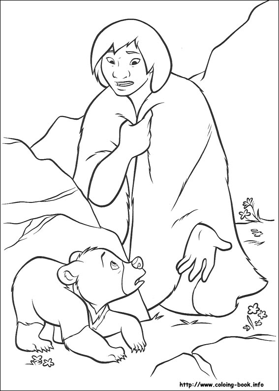 Brother Bear coloring picture